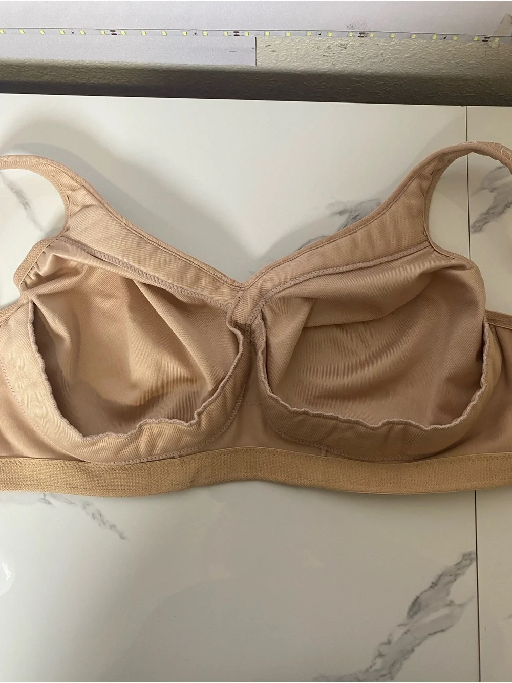 Glamorise MagicLift Full Figure Support Bra, Beige, Size 38F